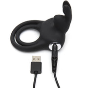 Happy Rabbit – Stimulating Rabbit Penisring – Schwarz