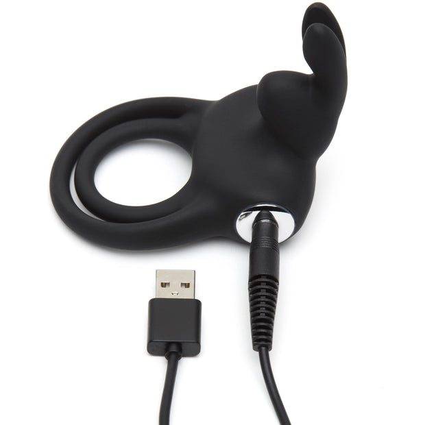Happy Rabbit – Stimulating Rabbit Penisring – Schwarz