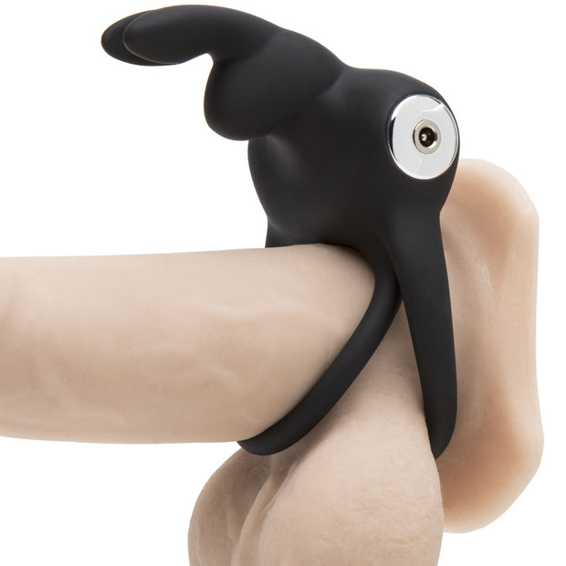 Happy Rabbit – Stimulating Rabbit Penisring – Schwarz