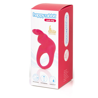 Happy Rabbit – Rabbit Penisring – Wiederaufladbar Vibrierend – Rosa