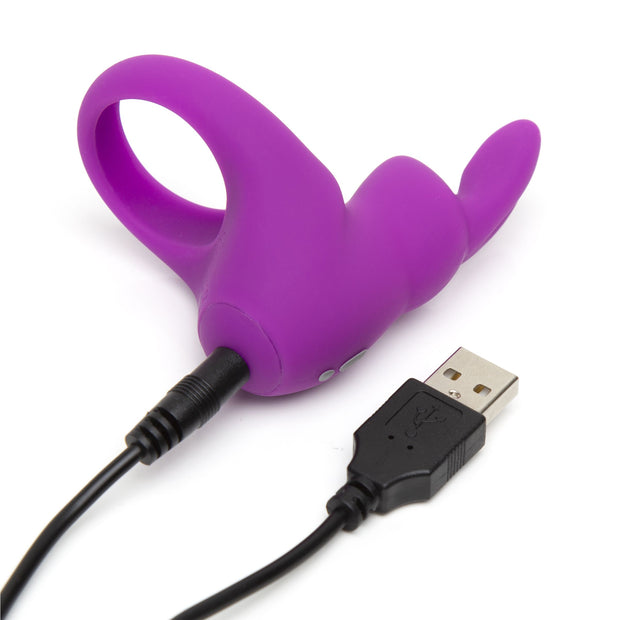 Happy Rabbit – Rabbit Penisring – Wiederaufladbar Vibrierend – Rosa