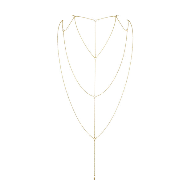 Bijoux Indiscrets – MAGNIFIQUE Rücken- & Dekolleté-Kette – Gold