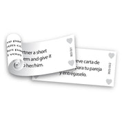 Romantic Heart – Romantisches Pärchenspiel mit Aufgaben – EN/ES