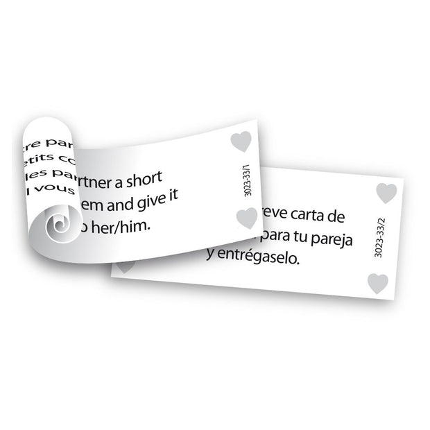 Romantic Heart – Romantisches Pärchenspiel mit Aufgaben – EN/ES