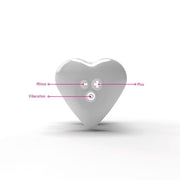 Mystim - Hearts Desire Lay-On Vibrator Rose