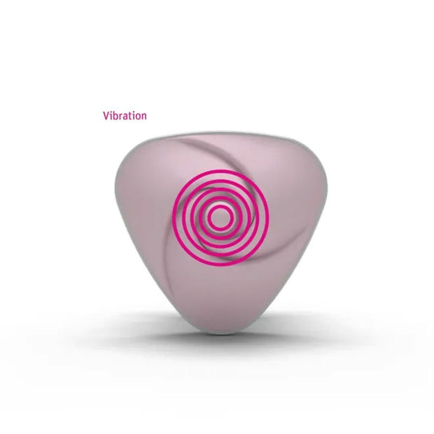 Mystim - Hearts Desire Lay-On Vibrator Rose