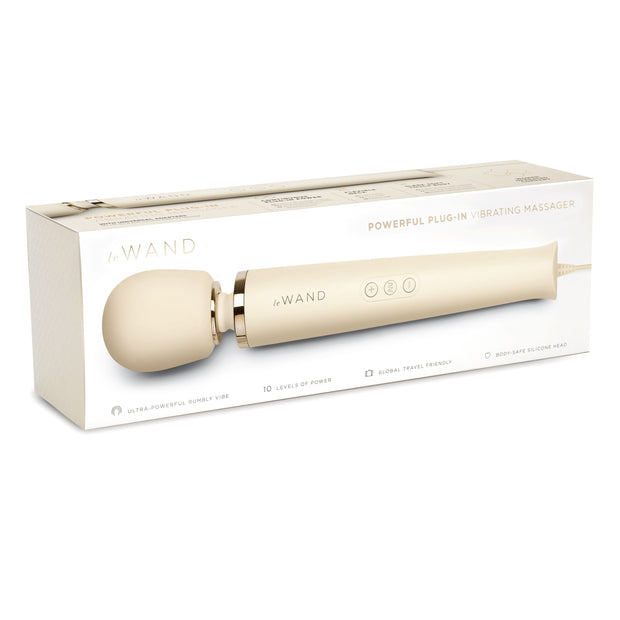 Le Wand - Powerful Plug-In Vibrating Massager Cream