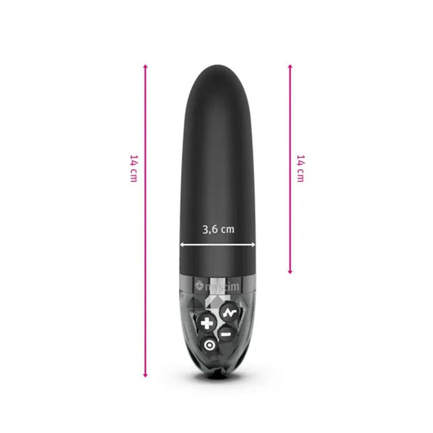 Mystim - Sleak Freak eStim Vibrator Black