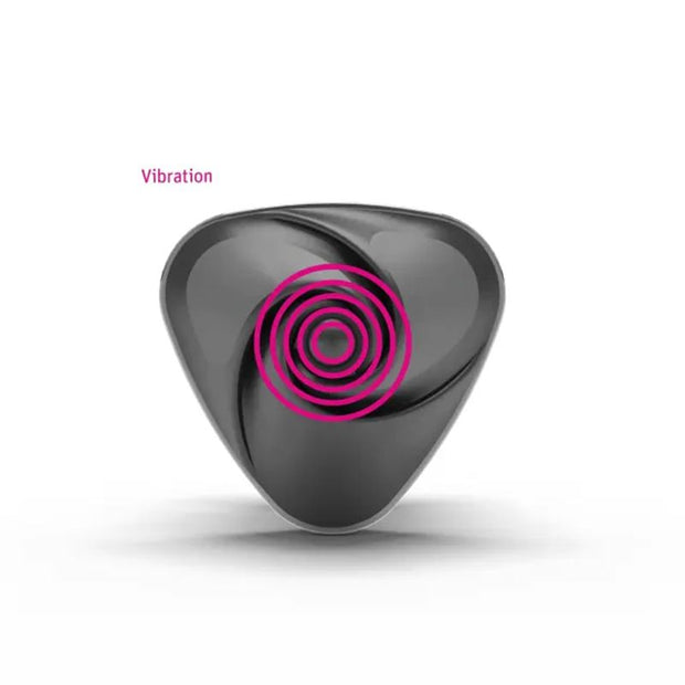 Mystim - Hearts Desire eStim Lay-On Vibrator Black