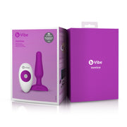 B-Vibe - Novice Remote Control Plug Fuchsia