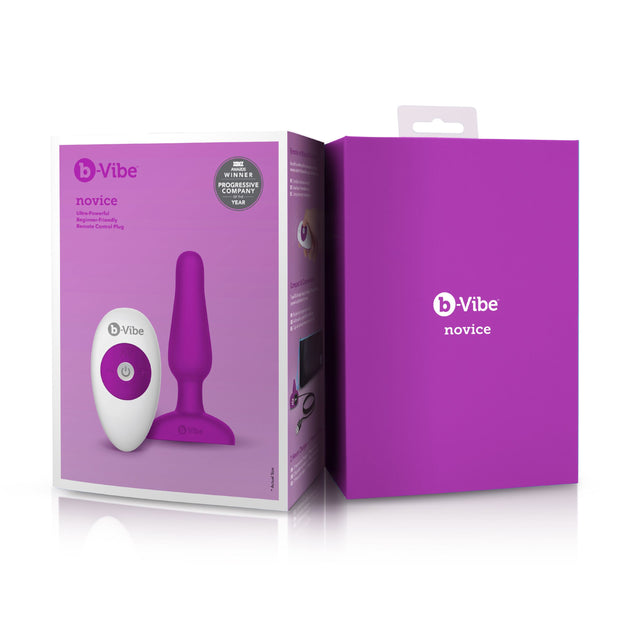 B-Vibe - Novice Remote Control Plug Fuchsia