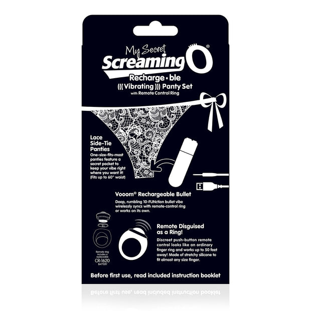 The Screaming O - Charged Remote Control Panty Vibe Black