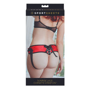 Sportsheets - Red Lace Corsette Strap-On