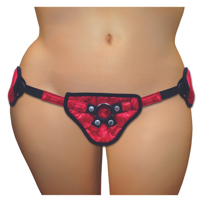 Sportsheets - Red Lace & Satin Corsette Plus Size