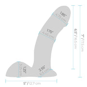 Pegasus - 6.5? Realistic SIlicone Dildo With Balls and Harness Included