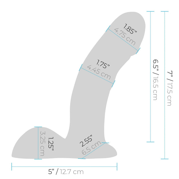 Pegasus - 6.5? Realistic SIlicone Dildo With Balls and Harness Included