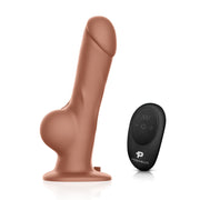 Pegasus - 8? Remote Control Realistic Silicone Dildo with Balls and Harness