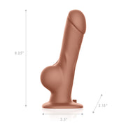 Pegasus - 8? Remote Control Realistic Silicone Dildo with Balls and Harness