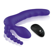 Pegasus - 7? Remote Control Strapless D.P. Silicone Strap on