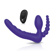 Pegasus - 7? Remote Control Strapless D.P. Silicone Strap on