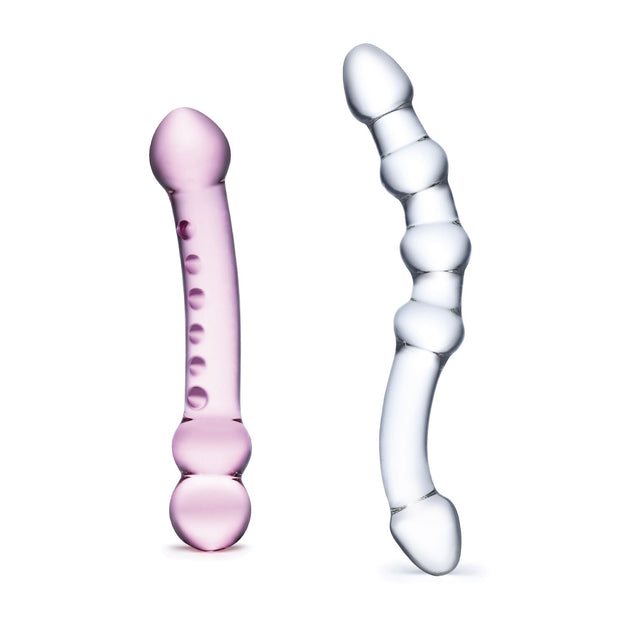 Glas - Pleasure Set Double Pleasure Glass Dildo Set
