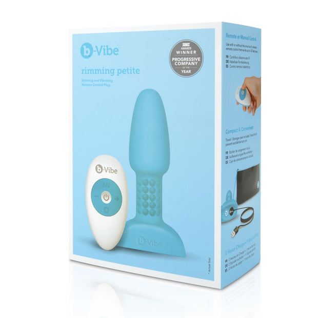 B-Vibe - Rimming Petite Remote Control Plug Teal