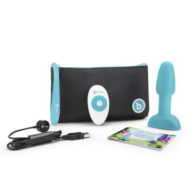 B-Vibe - Rimming Petite Remote Control Plug Teal