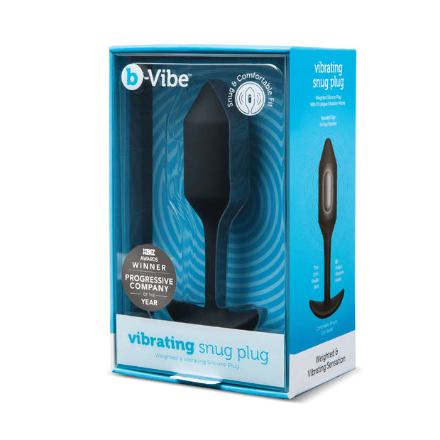 B-Vibe - Vibrating Snug Plug 2 (M) Black