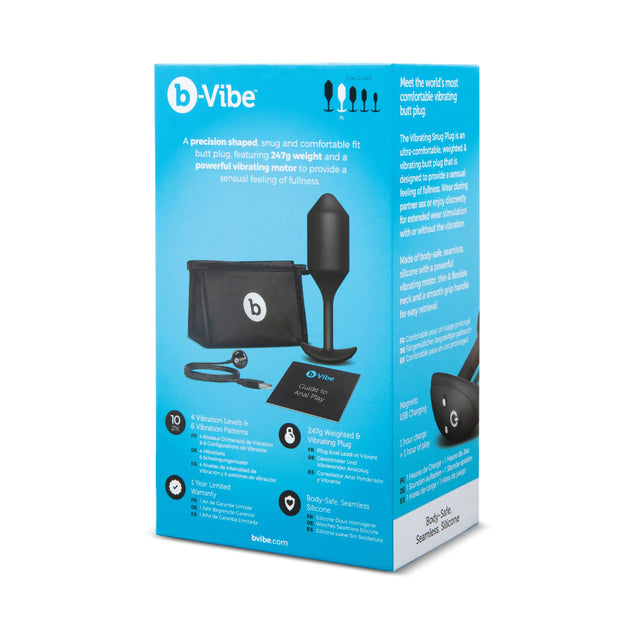 B-Vibe - Vibrating Snug Plug 4 (XL) Black