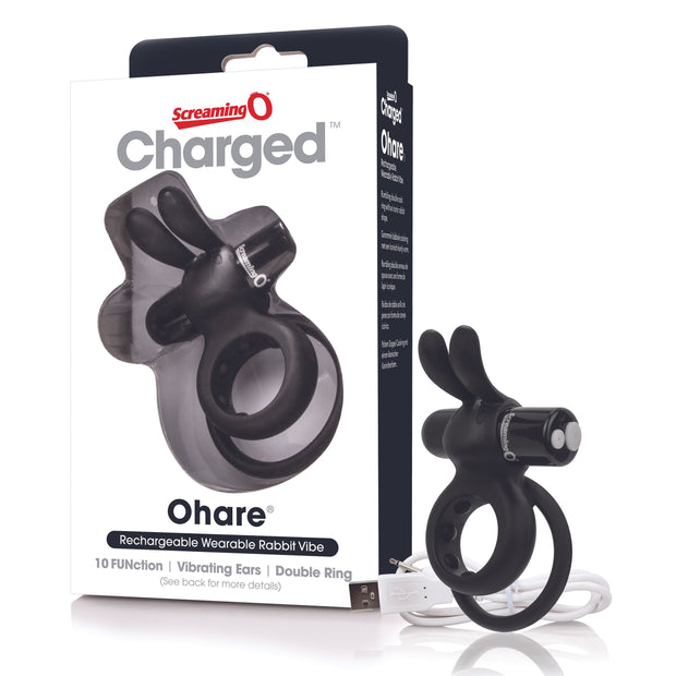 The Screaming O - Charged Ohare Rabbit Vibe Black