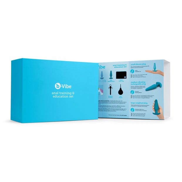 B-Vibe - Anal Training & Education Set Blue