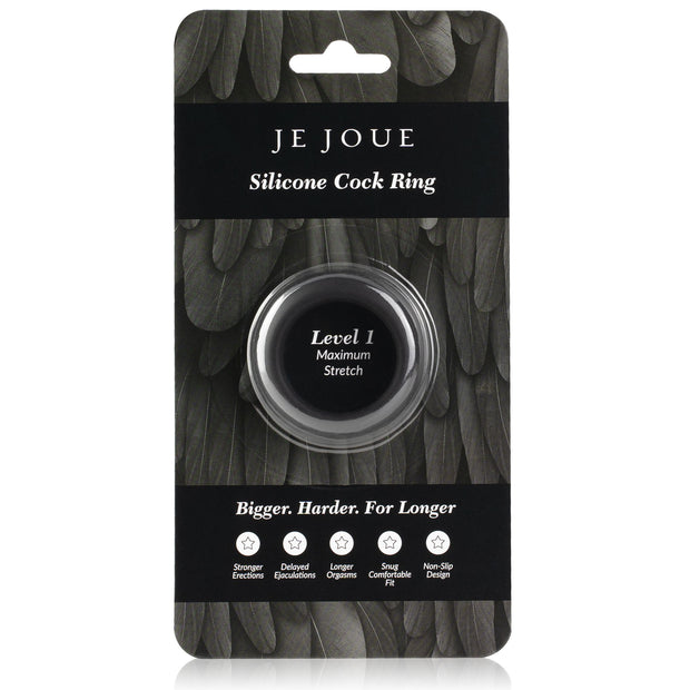 Je Joue - Silicone C-Ring Maximum Stretch Black
