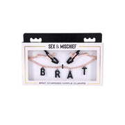 Sportsheets - Sex & Mischief Brat Charmed Nipple Clamps
