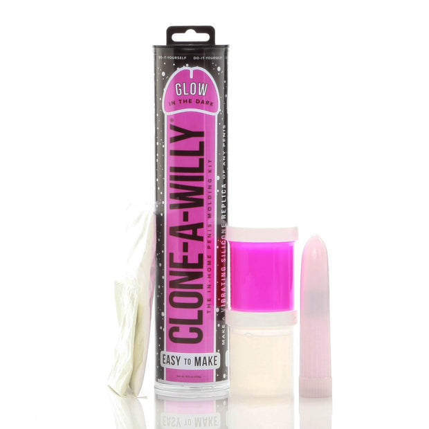 Clone-A-Willy Kit - Glow-in-the-Dark - Hot Pink