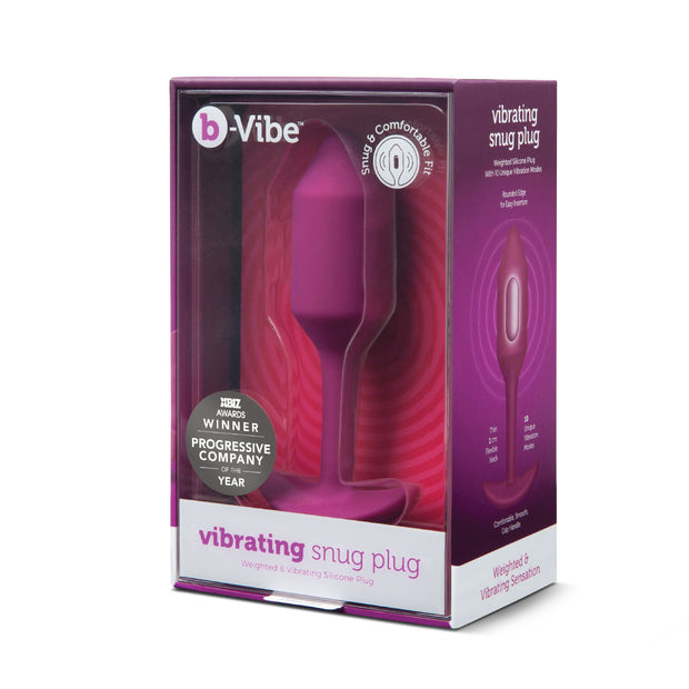 B-Vibe - Vibrating Snug Plug 2 (M) Rose