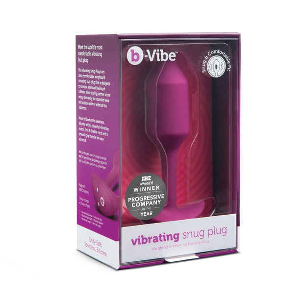 B-Vibe - Vibrating Snug Plug 2 (M) Rose