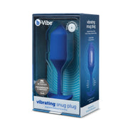 B-Vibe - Vibrating Snug Plug 4 (XL) Navy