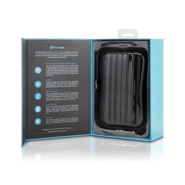 B-Vibe - Novice Remote Control Plug Black