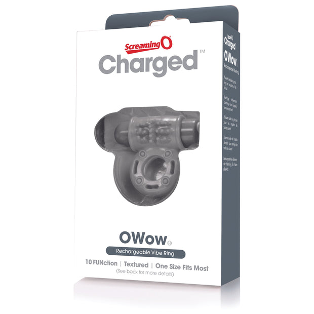 The Screaming O - Charged OWow Vibe Ring Grey