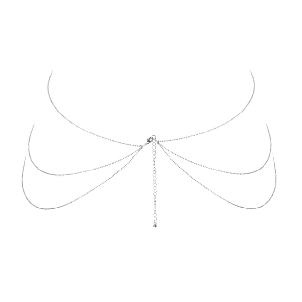Bijoux Indiscrets – MAGNIFIQUE 8 Body Chain – Silber