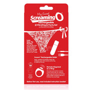 The Screaming O - Charged Remote Control Panty Vibe Red