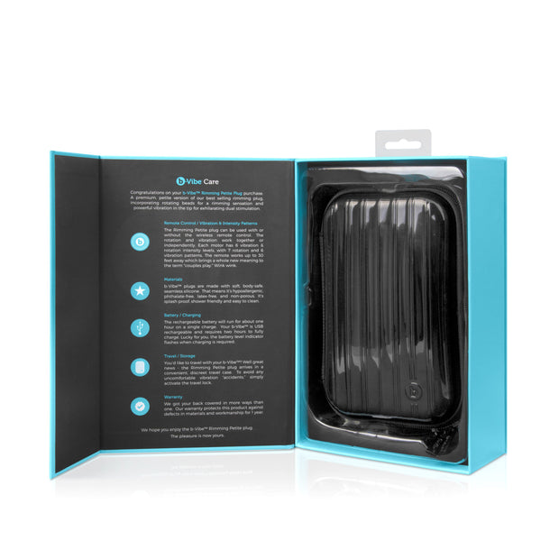B-Vibe - Rimming Petite Remote Control Plug Black