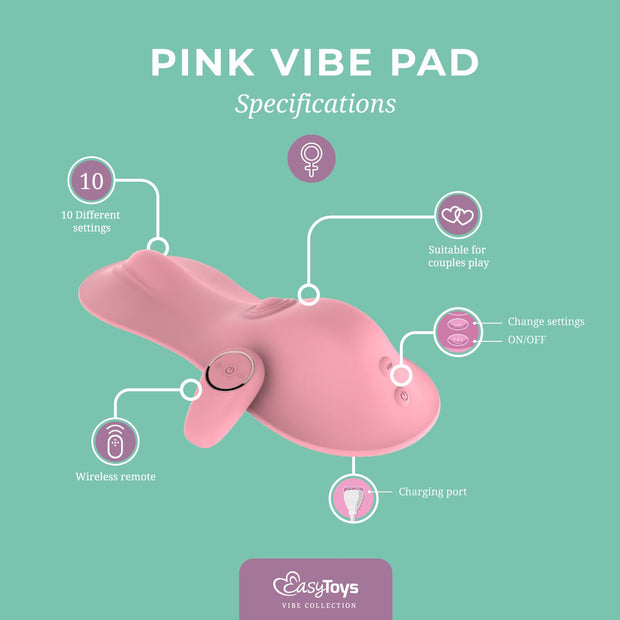 Vibe Pad Klopfend + Vibrierend - Rosa