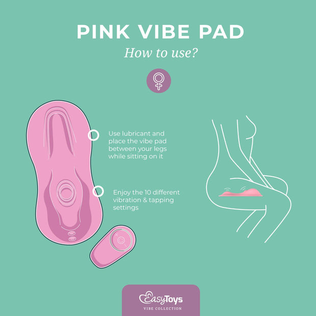 Vibe Pad Klopfend + Vibrierend - Rosa