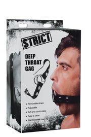 Strikt Leder 'Deep Throat' Knebel