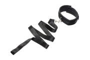Set Leine und Halsband in Schwarz