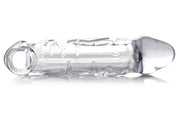 Clear Extender gekrümmte Penis-Hülle