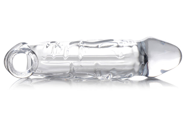 Clear Extender gekrümmte Penis-Hülle