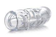 Clear Extender gekrümmte Penis-Hülle