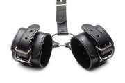 Halsband mit Manschetten Fessel-Set - Schwarz